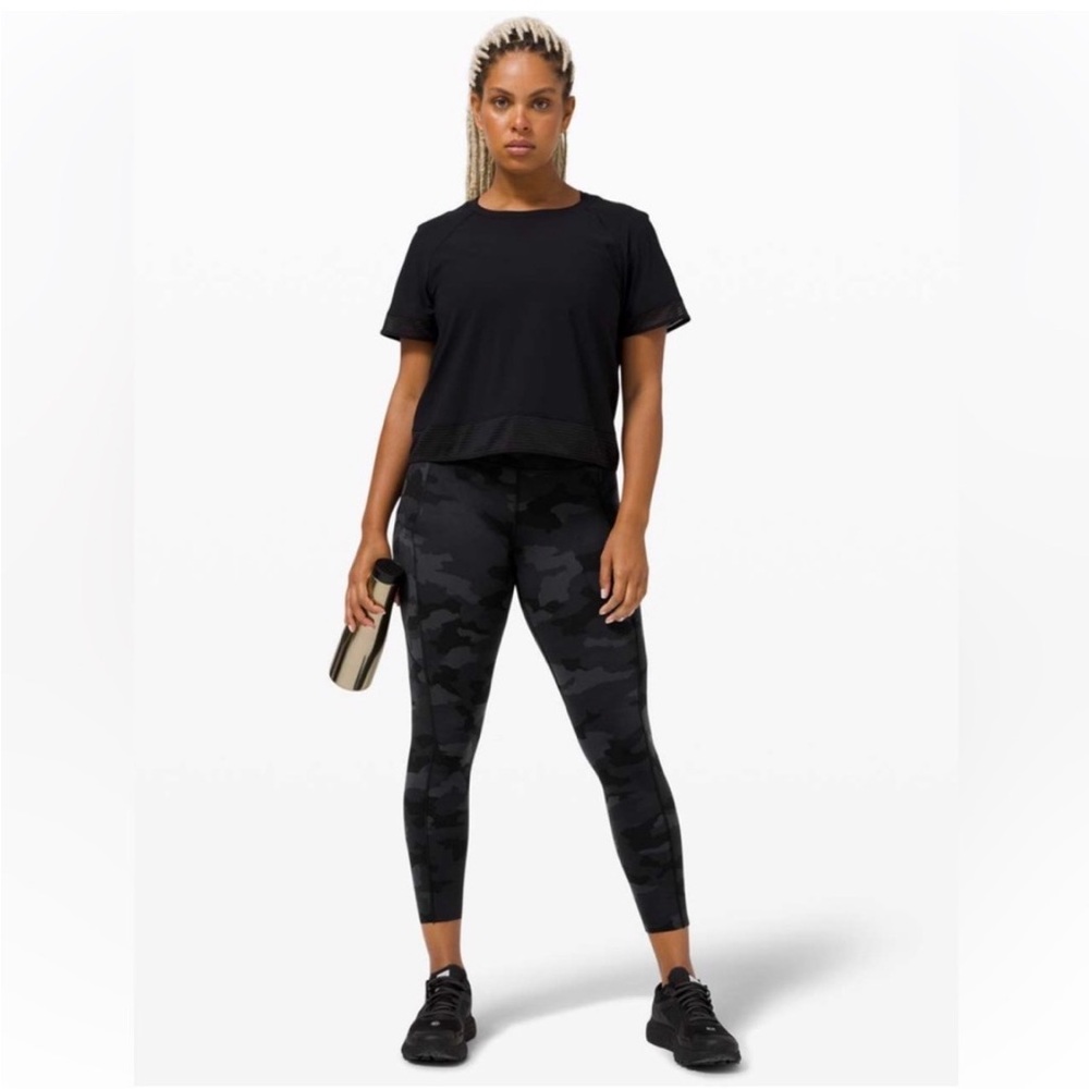 nwot Lululemon Fast and Free II 25" Non-Reflective Nulux
Heritage CamoDeepCoal 6